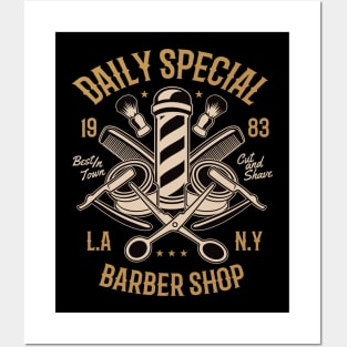 Daily Special Barber Shop Posters and Art